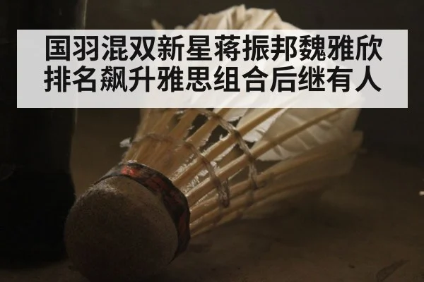 国羽混双新星蒋振邦魏雅欣排名飙升雅思组合后继有人