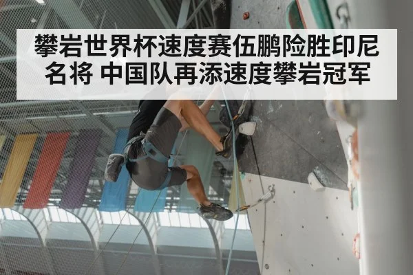 攀岩世界杯速度赛伍鹏险胜印尼名将 中国队再添速度攀岩冠军