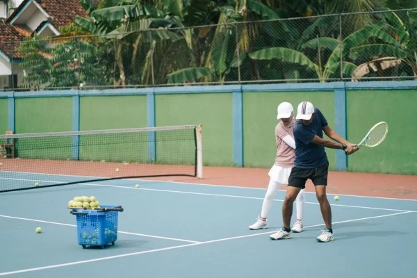 tennis training forehand