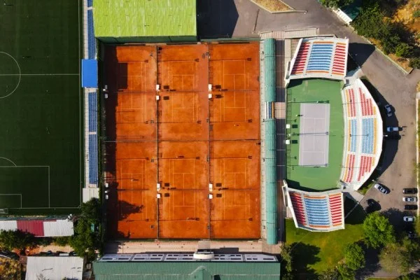 tennis stadium hard court
